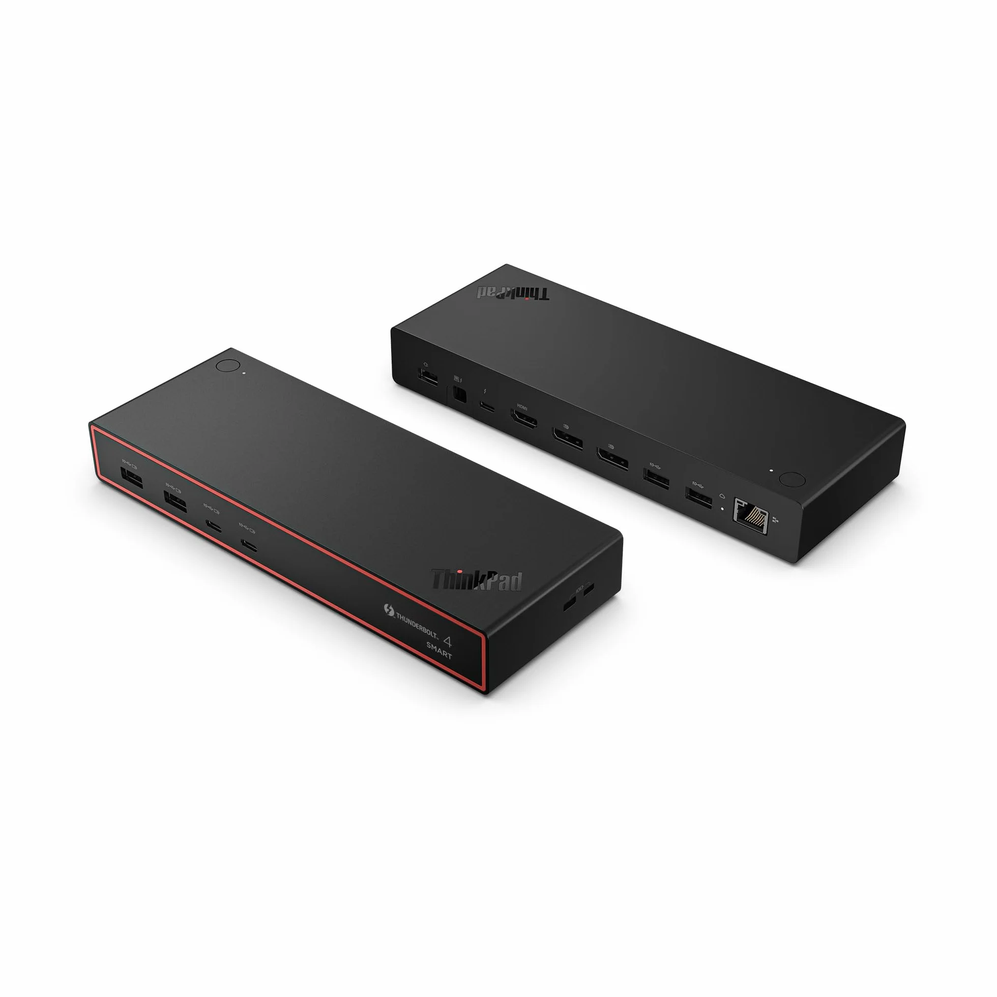 Lenovo ThinkPad Thunderbolt 4 Smart Dock Gen 2, Docking Station, Thunderbolt 4, Ricarica fino a 100W, Nero
