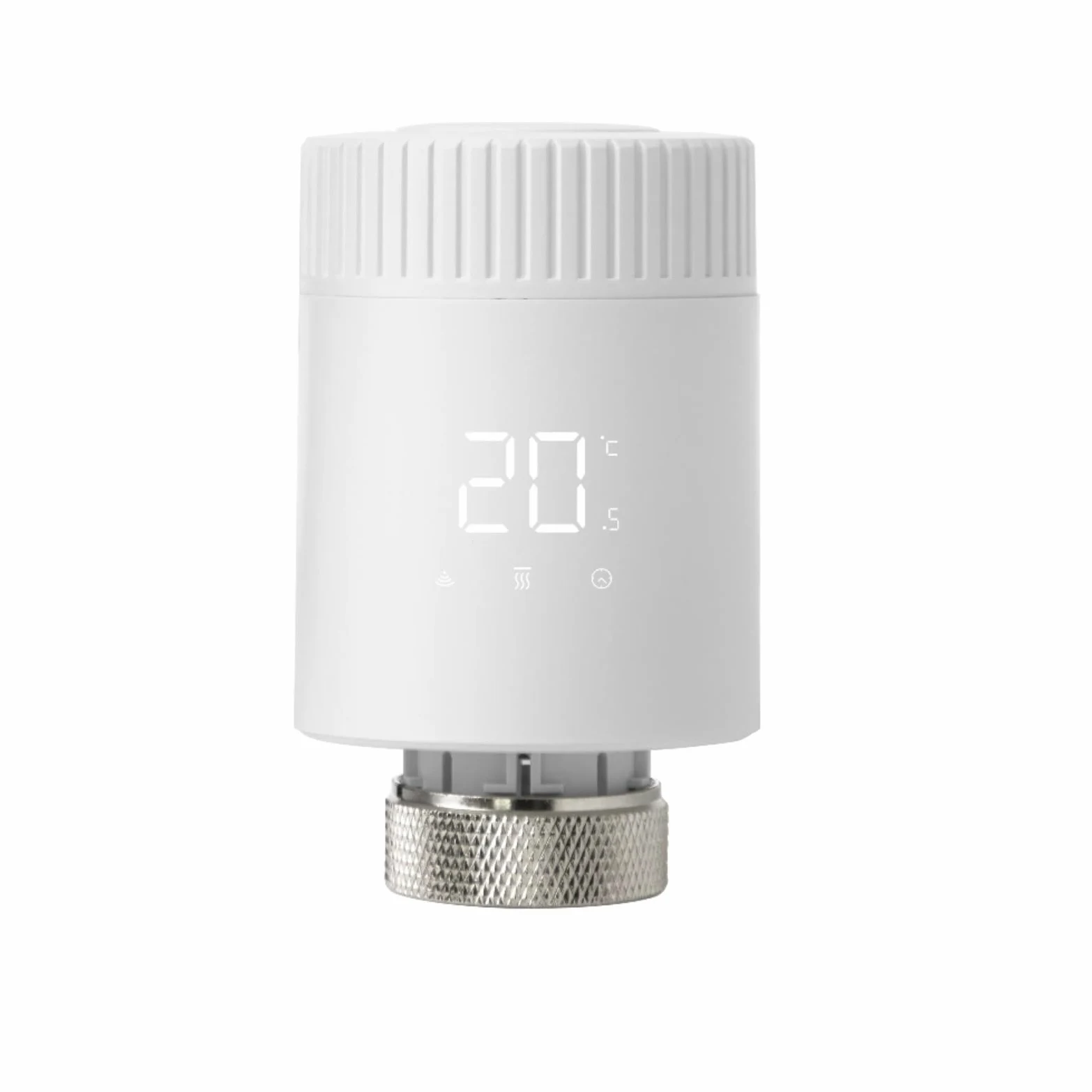 Valvola Termostatica Intelligente WiFi e per Zigbee Programmabile con Controllo Remoto e Comandi Vocali, per Tuya, Modalità Comfort Vacanza Risparmio Energetico(WIFI-Modell)