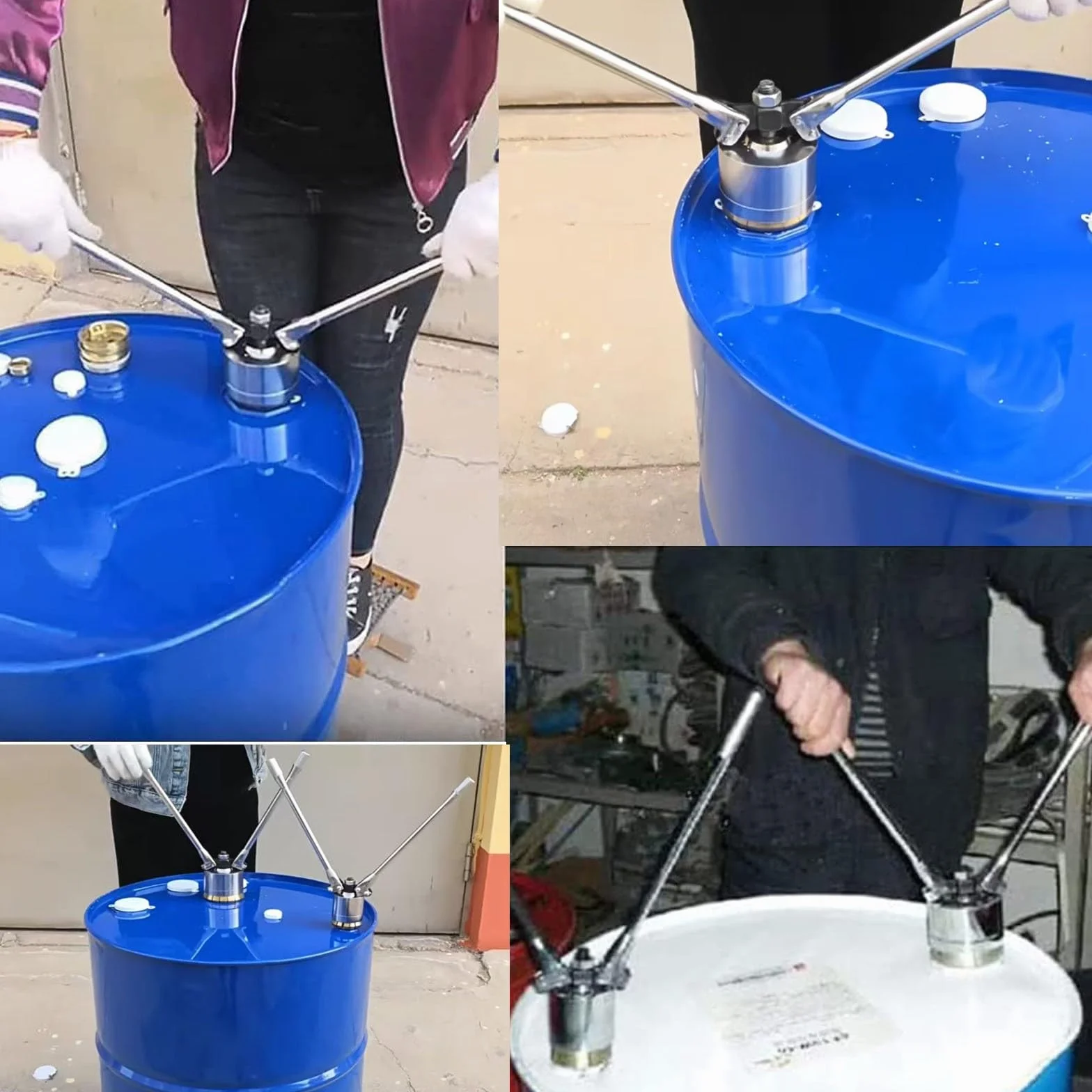 Crimper Sigillatore Del Fusto Dell'olio, Ferro E Pinze Di Sigillamento Del Tappo Con 16 Ganasce Temprate