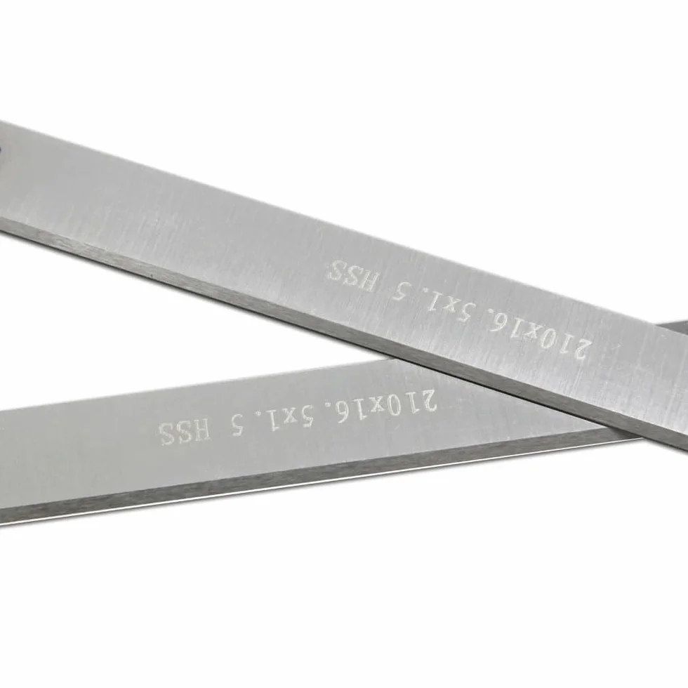 HSS Lame Pialla 210mm 210 x 16.5 x 1.5mm 2 Pezzi