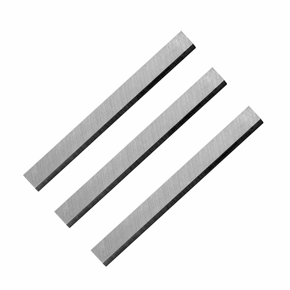 HSS Lame for Pialla Elettrica 160-310 mm Set di 3 (210x30x3mm) Coltello per Lavorazione del Legno