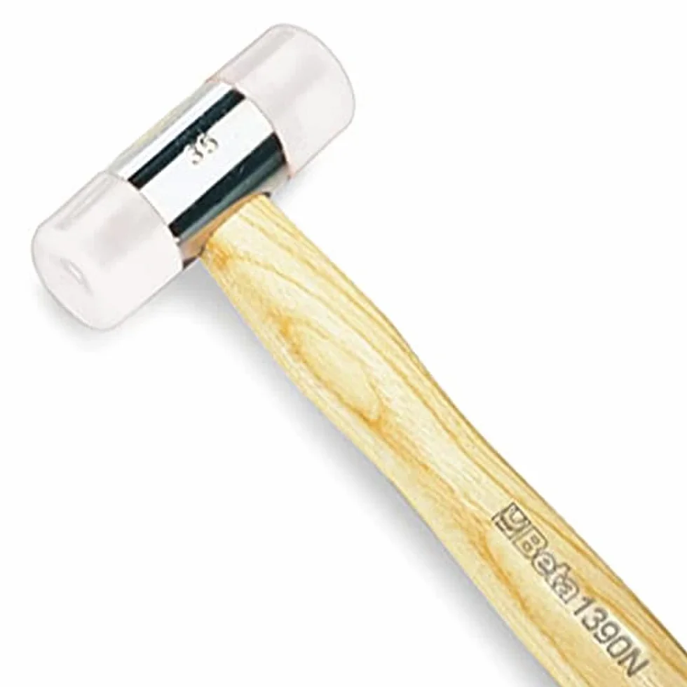 Mazzuola Professionale Battenti Intercambiabili Nylon Manico Legno Serie 1390N