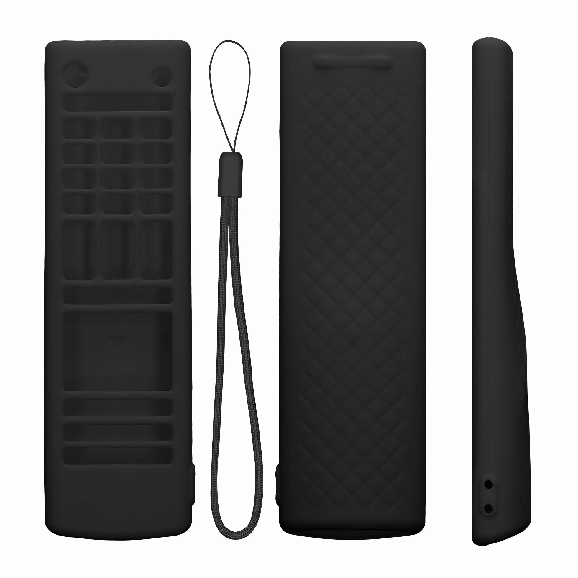 kwmobile Custodia Silicone Telecomando Compatibile con LG Smart TV AKB Cover - Guscio Protettivo Telecomando Antiscivolo - nero