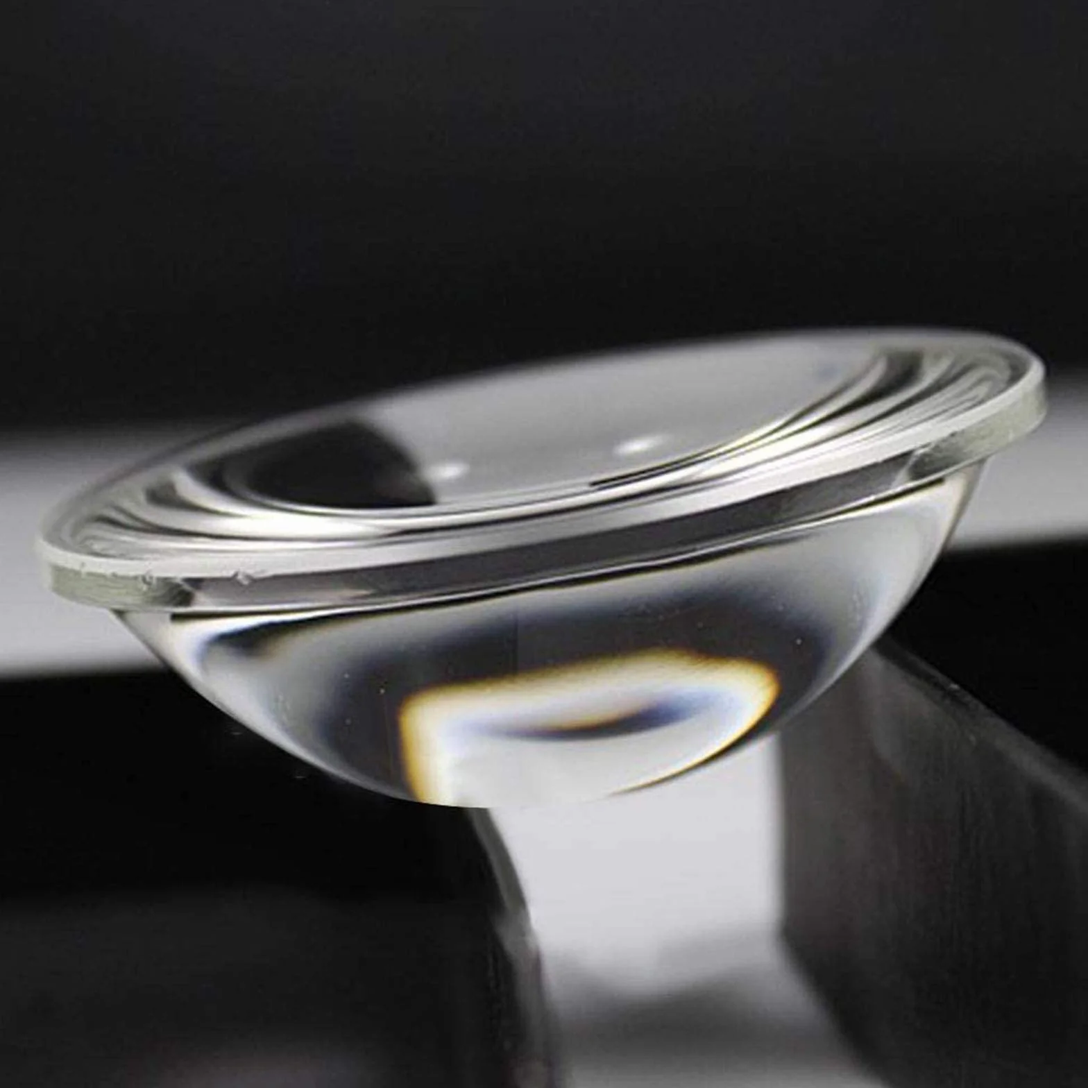 Lente ottica LED Condensatore 44/19mm Vetro Convesso Lente per Proiettori, Lampade Auto, Torce e Proiezione