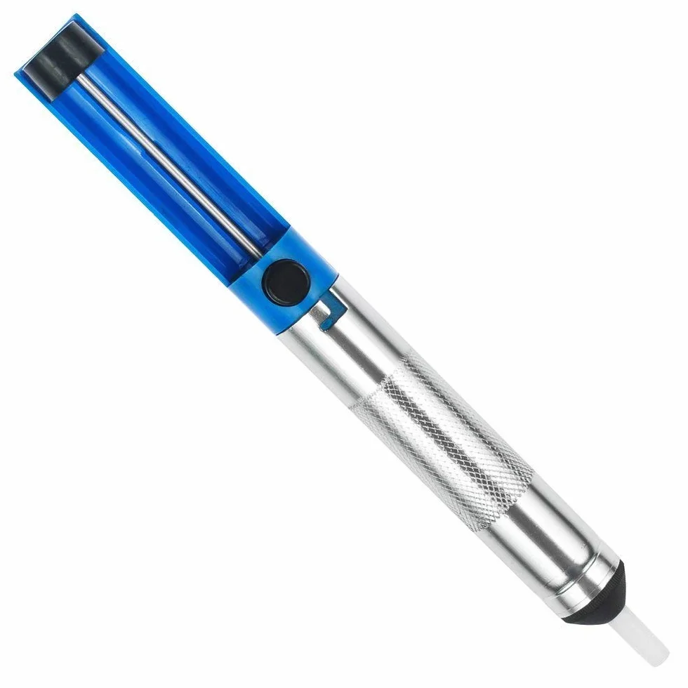 Pompa Dissaldatura Vuoto Alluminio Saldatore Strumenti Manuali Blu