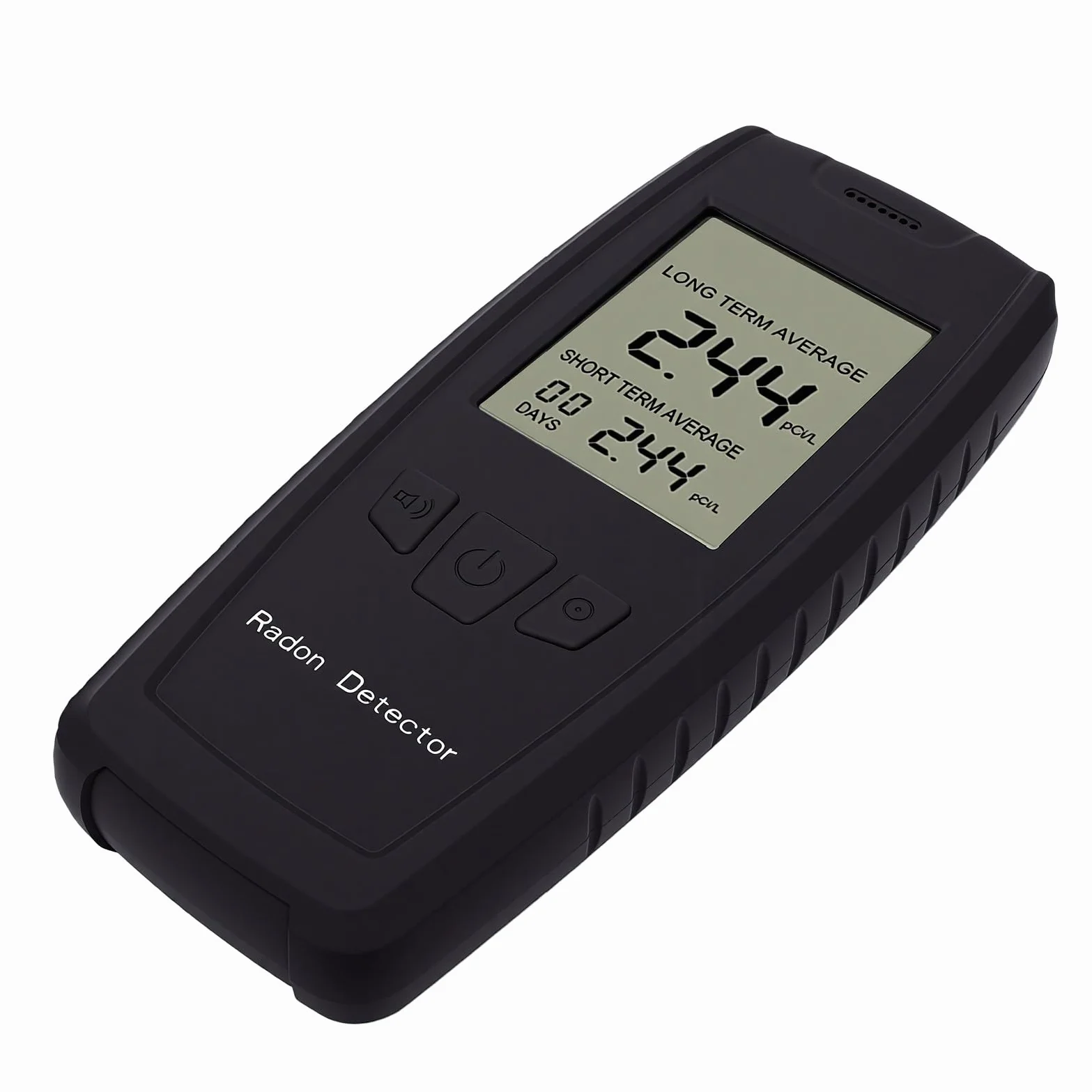 Zunate Rilevatore di Radon Portatile, Monitor di Radon Digitale con Display LCD, Rilevatore di Gas per la Scuola di Home Office, Tester di Livello di Professionale