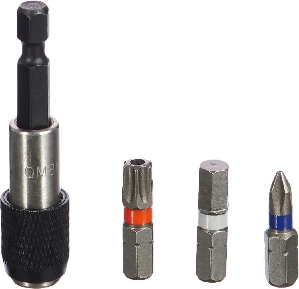 Bosch Set di Punte per Giravite 1/4 Pollici Nero