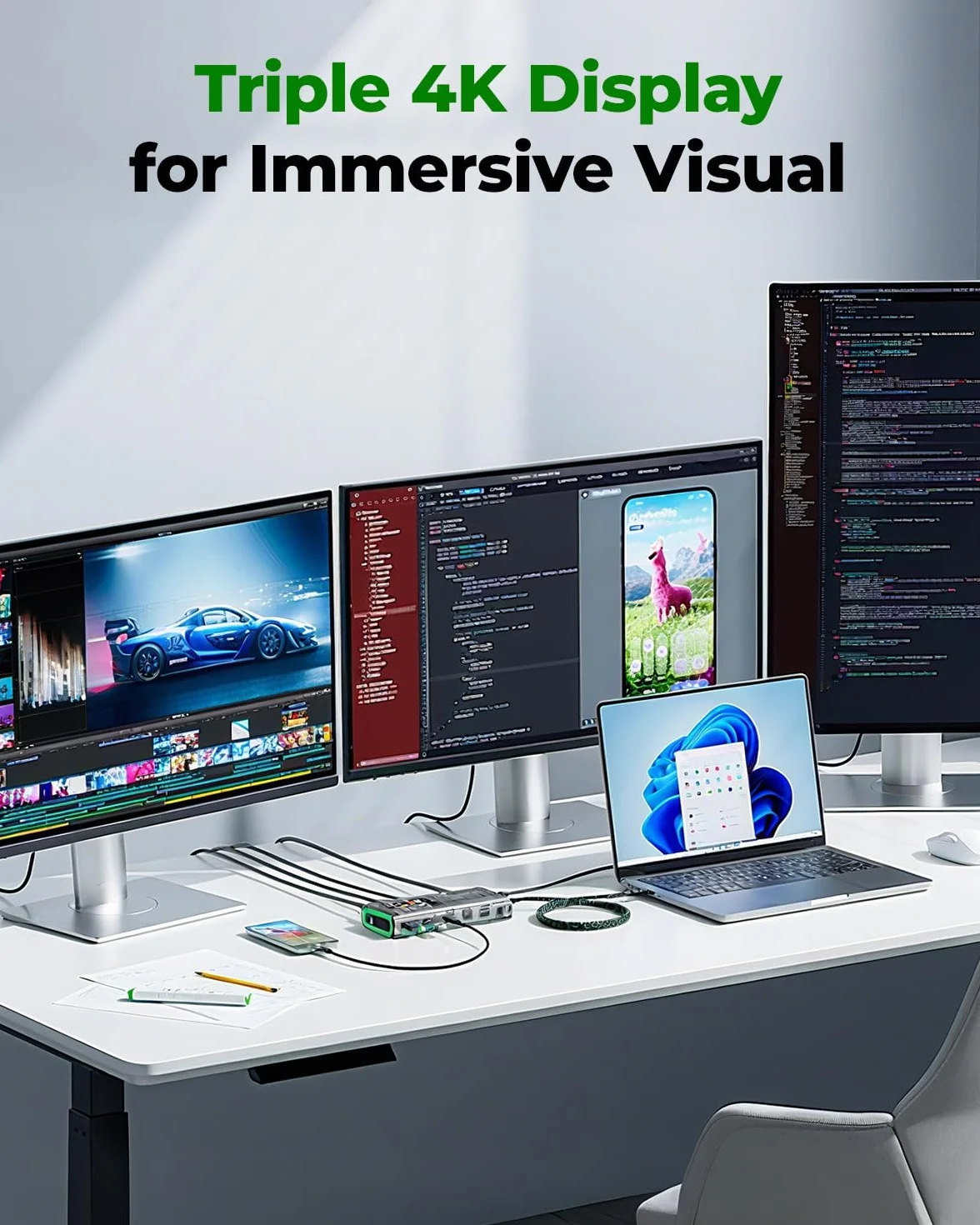 CyberAxon D3: dock di controllo flusso multifunzione 13 in 1