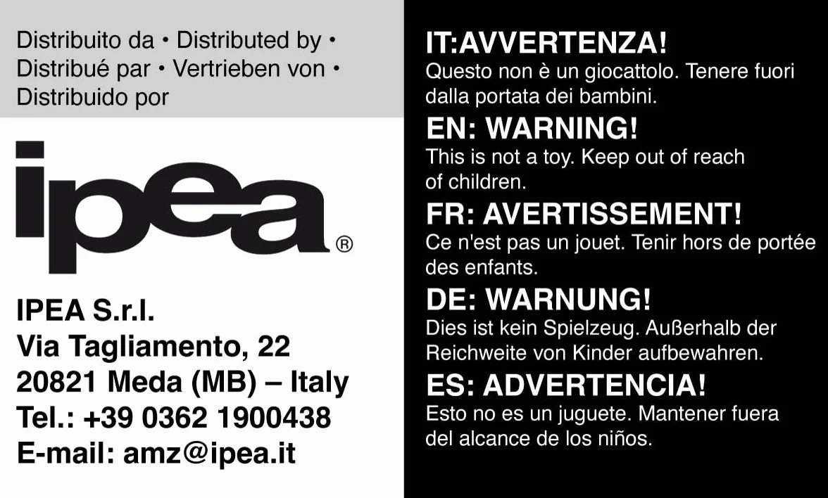 IPEA Pinza a Becco Dritto Professionale 17 cm Acciaio Universale