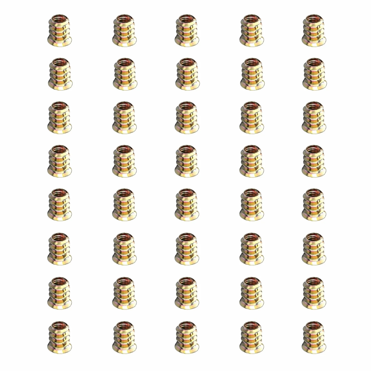 20 Pezzi Inserti Filettati M8 x 20 mm Dado avvitato Inserto Filettati Dado Inserti Filettati per Legno