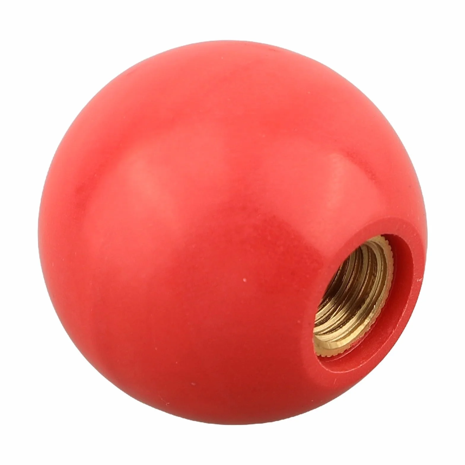 Impugnatura Dado a Sfera con Bachelite e Anima in Ottone M12-40Red per Macchina Utensile