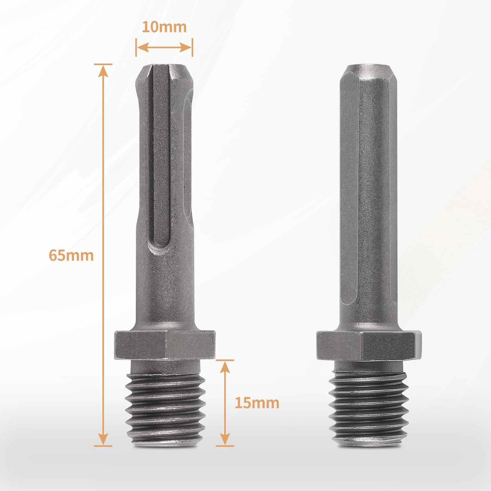 Adattatore per Trapano Diamantato M14, SDS Plus, Triangle Esagonali 2x