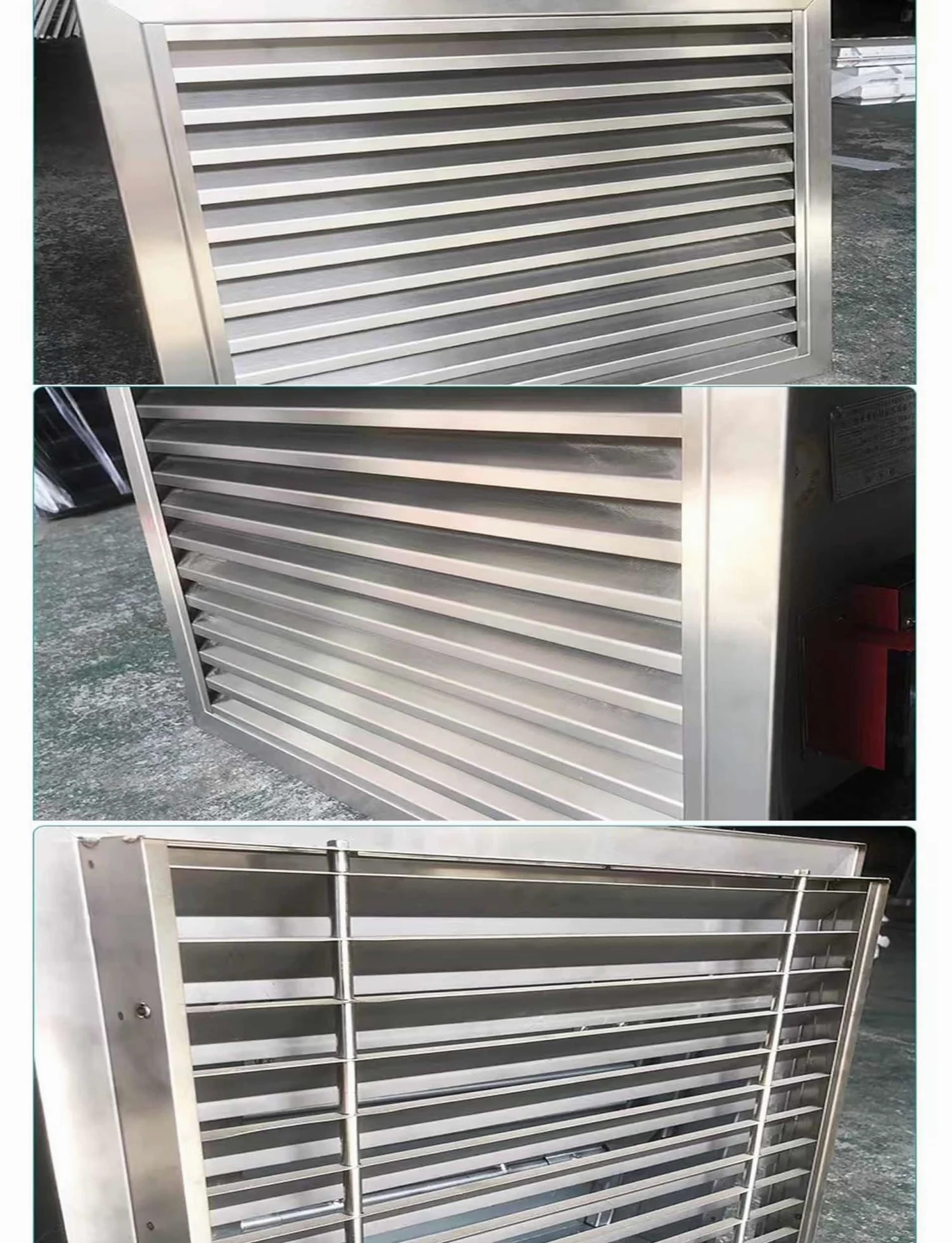 Generico Griglia di Ventilazione Moderna in Acciaio Inox, Decorativa per bocchette di aerazione a soffitto e a Parete, Elegante Accessorio per impianti di climatizzazione, Resistente e Facile da inst