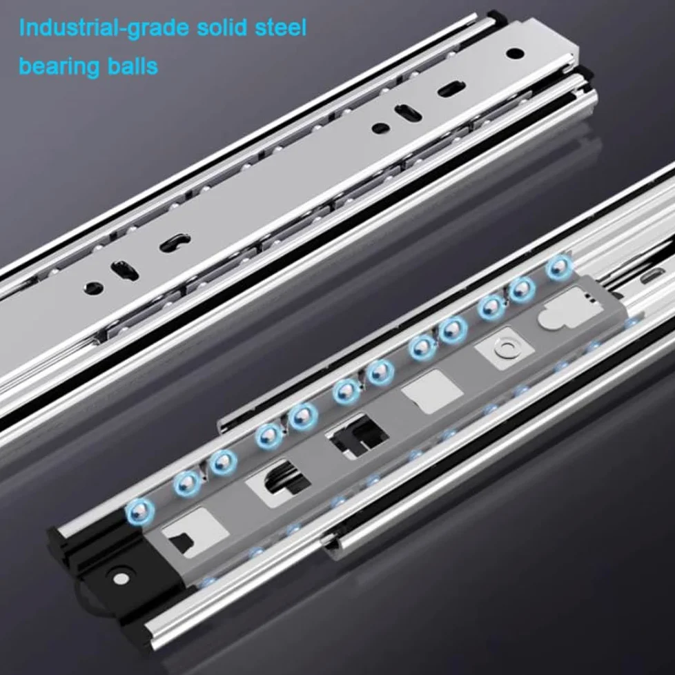 Guide Per Cassetti Pesanti Con Blocca Guide Cassetti Industriali 250 300 350 400 450 500 550 600 650 700 750 800 850 950 1000mm Guide Telescopiche Per Cassetti Gravosi(400mm/16in)
