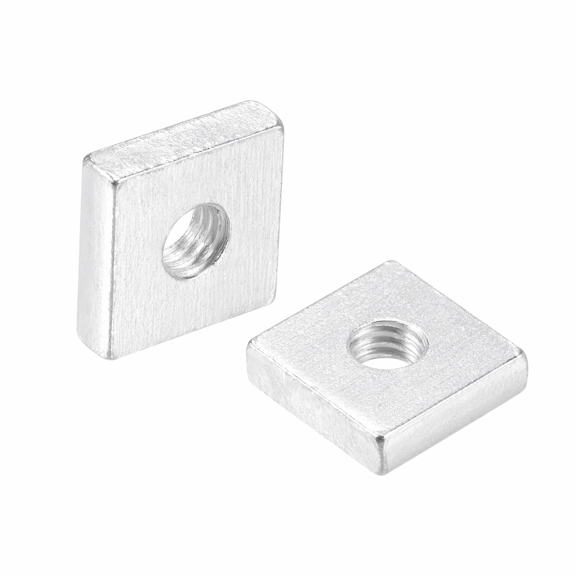 QUARKZMAN Dadi Quadrati M6x15mmx4mm Zincato Kit Assortimento 25 Pezzi