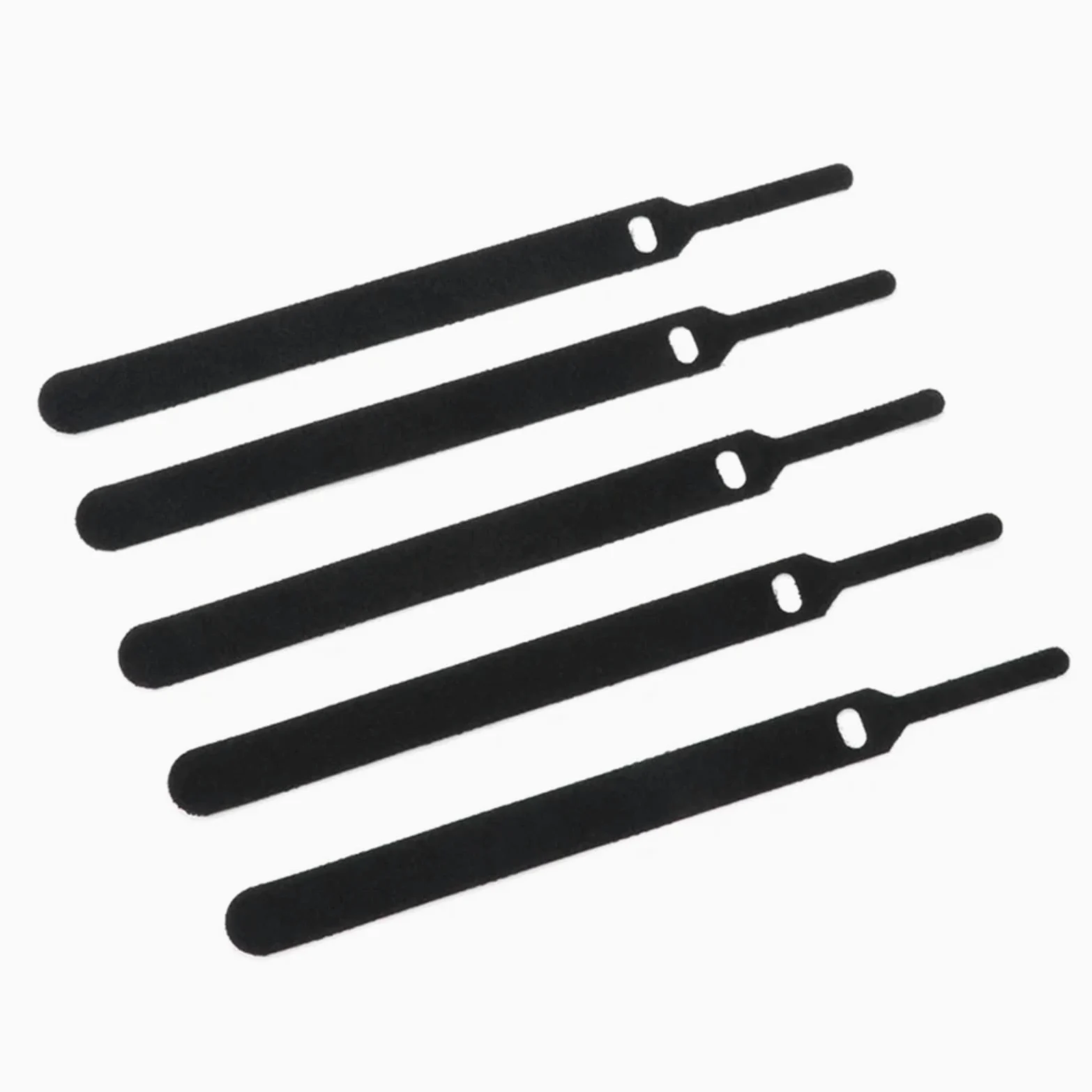 Fascette per cavi rilasciabili in nylon nero 150 200 300 mm cinghie avvolgenti con cerniera, fascette in plastica, organizer per cavi lunghi (1000 pezzi, 300 mm)
