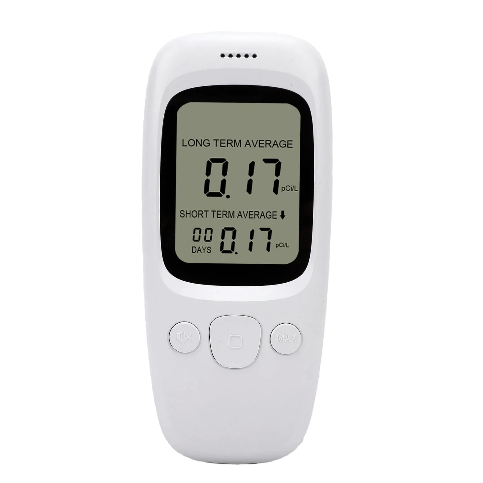 Monitor Digitale per Rilevatore di Radon Portatile con Display LCD per Uso Domestico a Lungo Termine Alimentato a Batteria