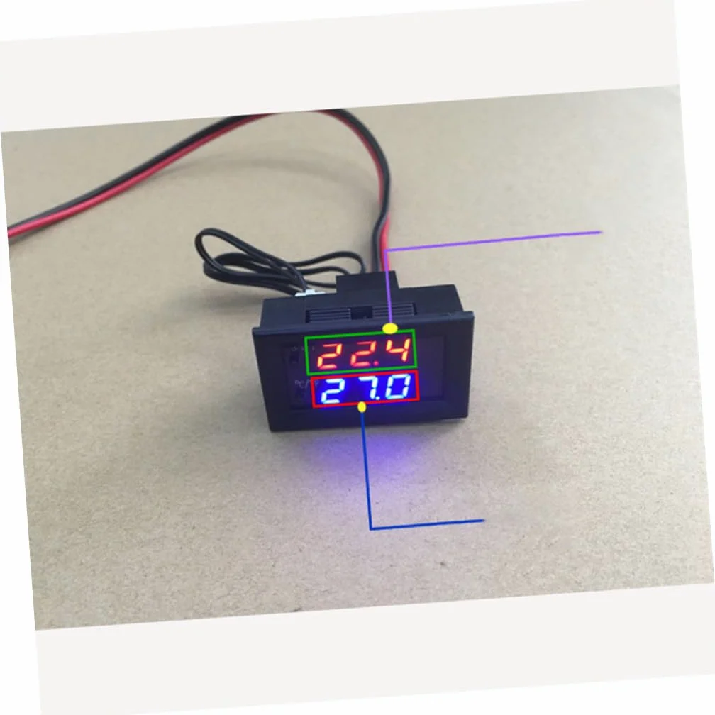 Cabilock Termostato Digitale 3 Pz Termostato Display Digitale Interruttore Cronotermostato