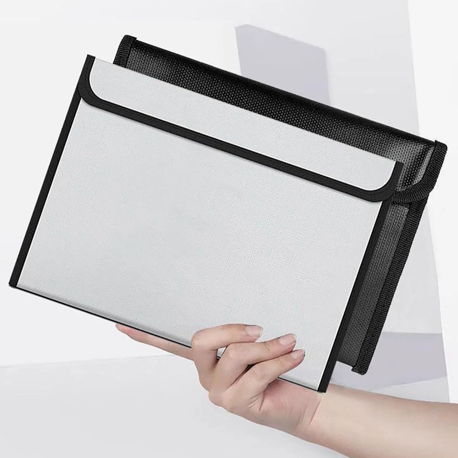 Borsa per Documenti Ignifuga e Impermeabile Porta Libretto Moto Portadocumenti Barca Impermeabile Porta Documenti per Passaporto Denaro Documenti Viaggio(A,30 * 20 * 5CM)