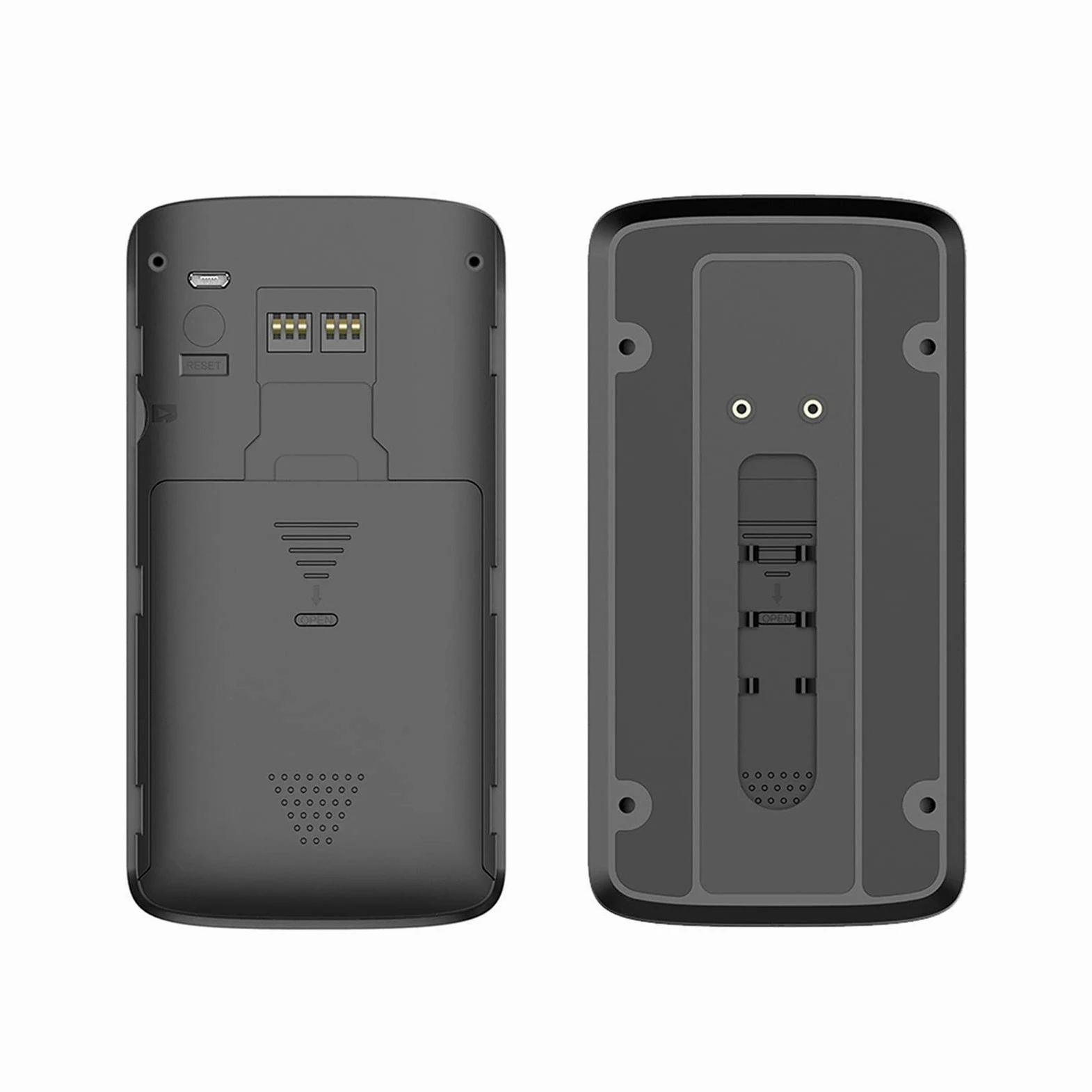 Videocamera per Campanello, Wireless Smart Campanello Visione notturna 1080P Videocitofono vocale Campanello PIR Rilevazione movimento Telecamera for telefono porta di sicurezza ,Allarme Casa,Citofono