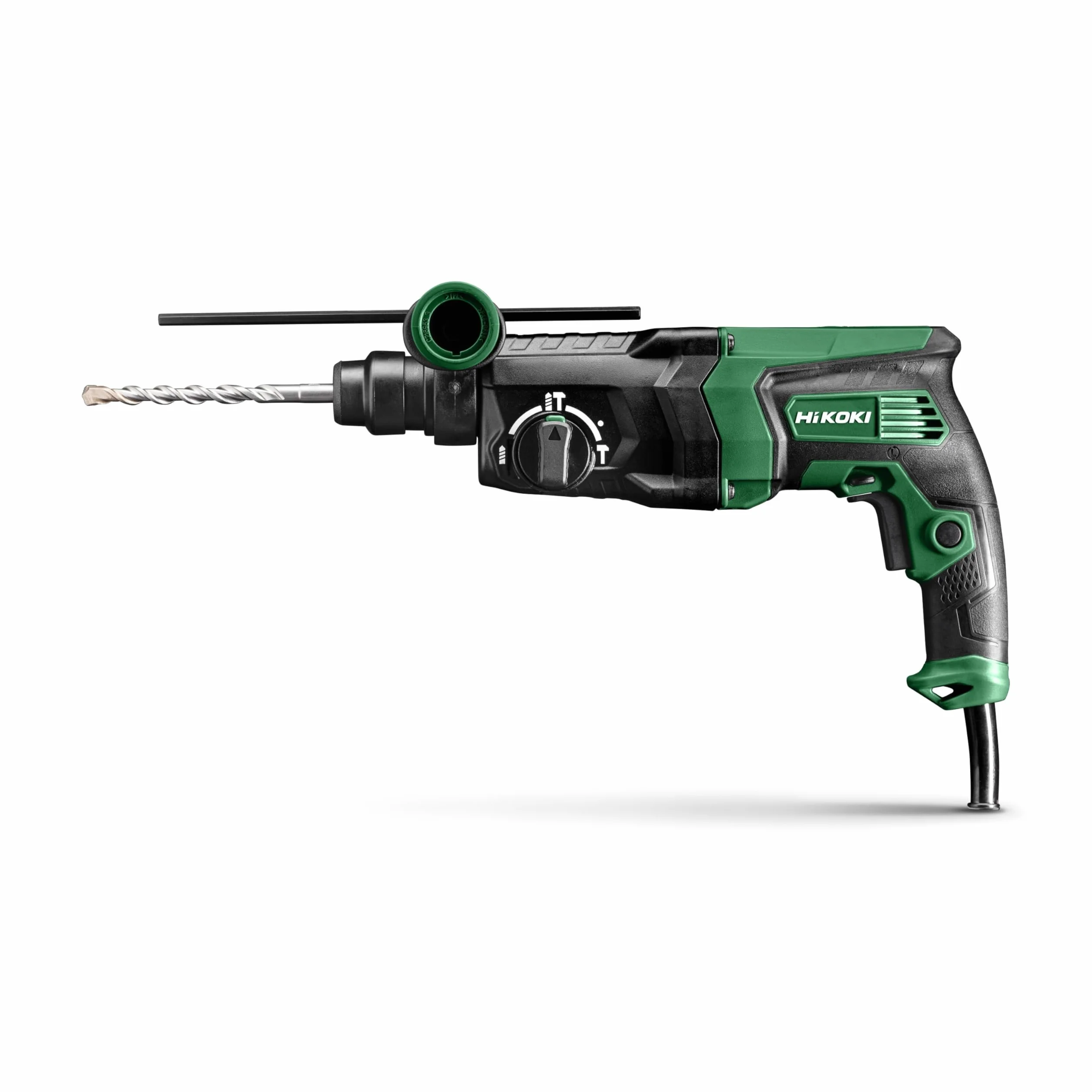 HiKOKI DH26PC2 Bohr- und Meißelhammer 830W 2,9 J Schlagzahlregelung Antivibrationshandgriff Transportkoffer