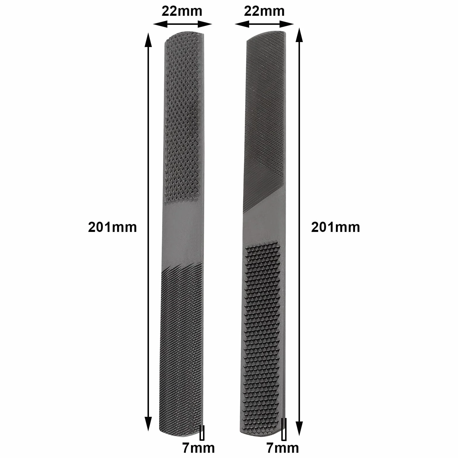 200mm Multifunzione 4 In 1 Lime In Acciaio Ad Alto Tenore Di Carbonio Per Lavorazione Del Legno