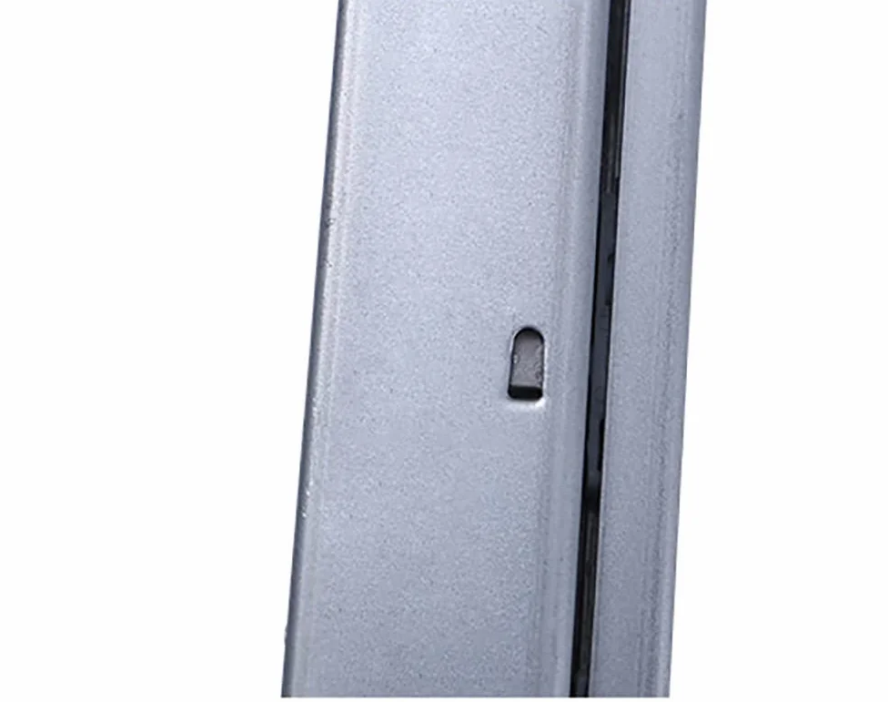 Guide per cassetti, Guide for cassetti nascoste, chiusura ammortizzata, estensione completa, 5 paia, argento, dimensioni multiple(500mm/20in)