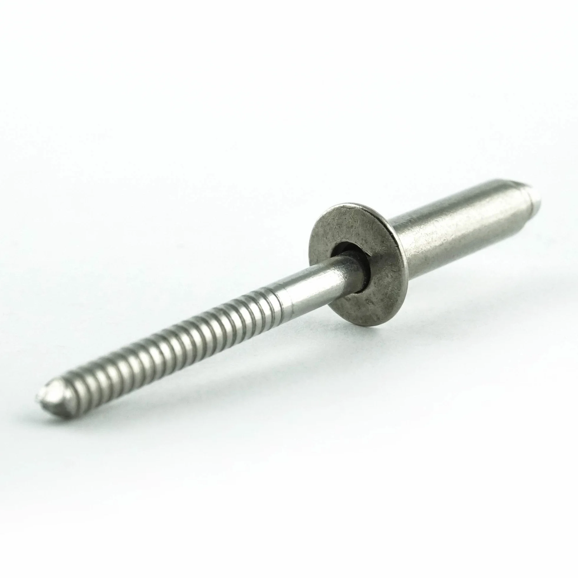 Rivetti ciechi in acciaio inox A2 V2A 6,4 x 20 mm DIN 7337 ISO 15983 testa piatta 30 pezzi