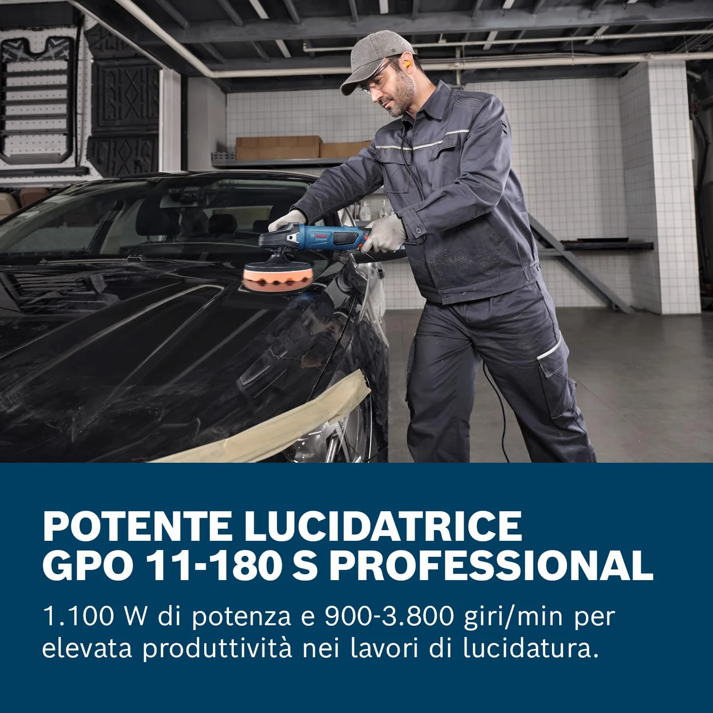 Bosch Professional Lucidatrice rotante GPO 11-180 S 180 mm