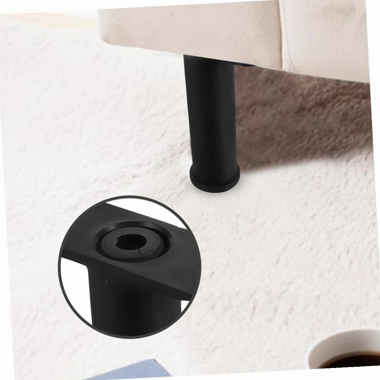 Operitacx 4pezzi Piedi Gambe Regolabili Per Telaio Letto Supporto Telaio Letto Gambe Di Ricambio Per