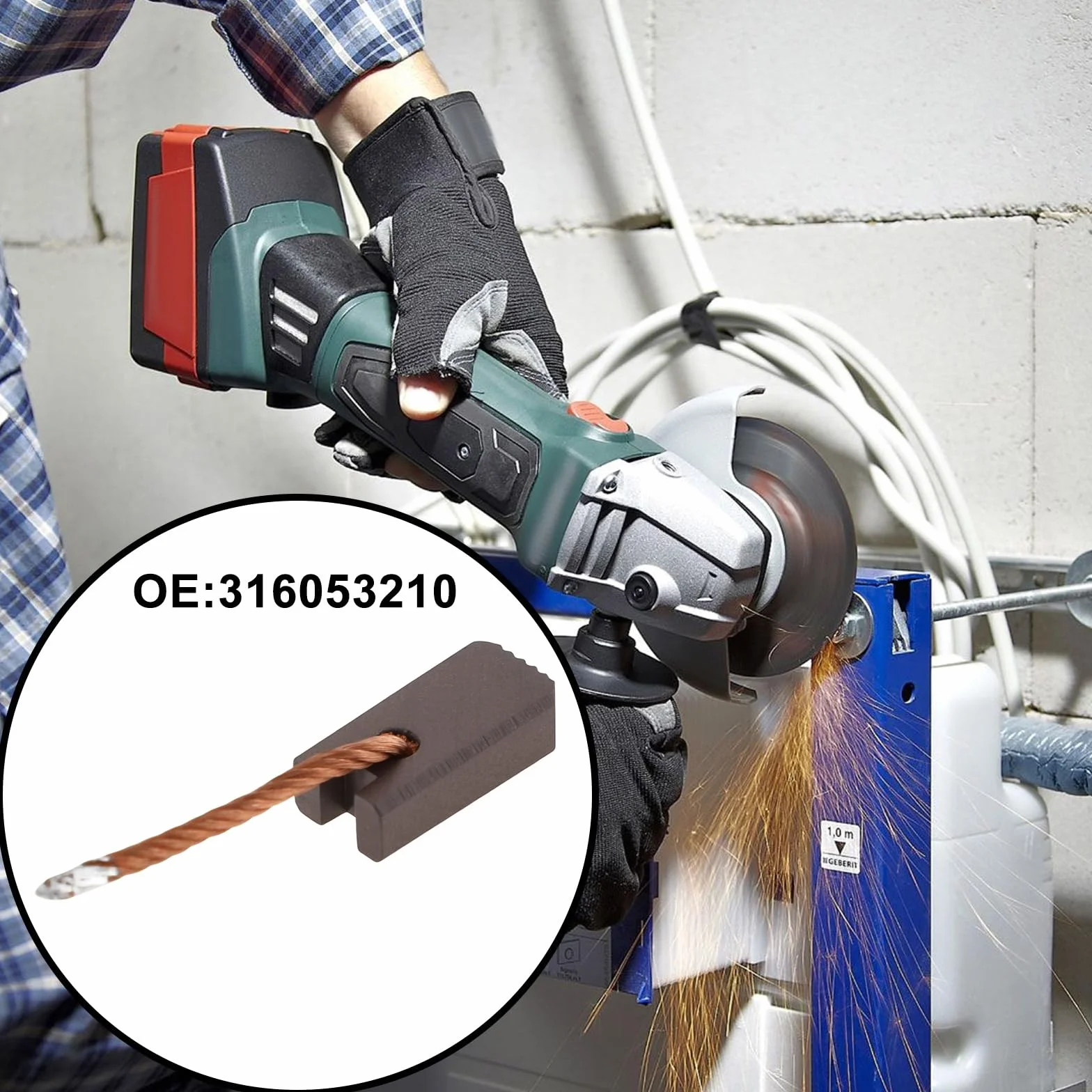 Spazzole Di Carbone Compatibile Con Metabo W18 LTX 316053210