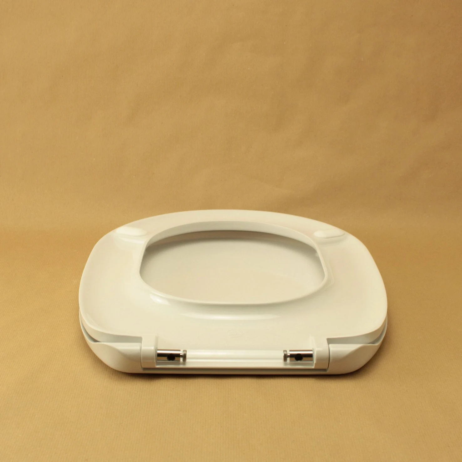 Copriwater per SANITOSCO VASO BIDET DE LUX TERMOINDURENTE BIANCO cerniera inox normale o rallentata soft close