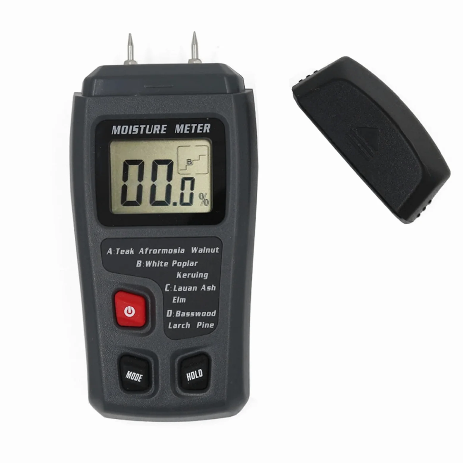 Igrometro Digitale Misuratore di umidità del legno Digital LCD Display Due PINS Detector tester