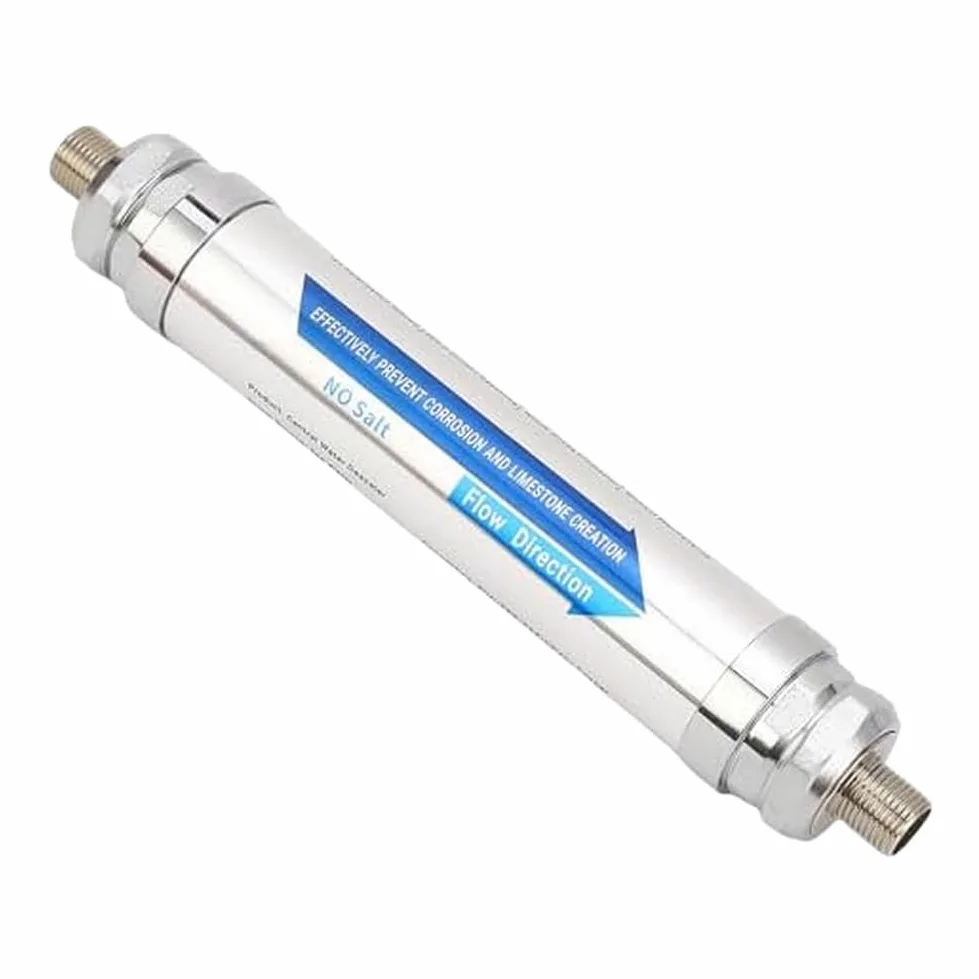 Filtro Acqua per dura Acciaio DN20 Anti-Calcare Filtro Acqua(DN25) | Riduce calcare, protegge per tubi, acciaio , DN15, installazione domestica facile