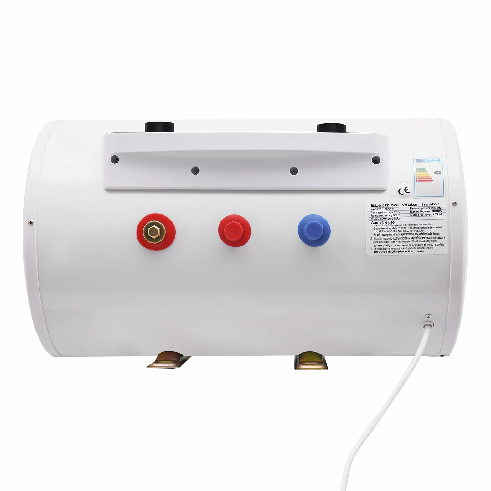 Scaldacqua Istantaneo elettrico 9,25 galloni, scalda acqua elettrica ultra piatta, riscaldatore elettrico a parete, adatto per cucine WC, saloni di parrucchiere