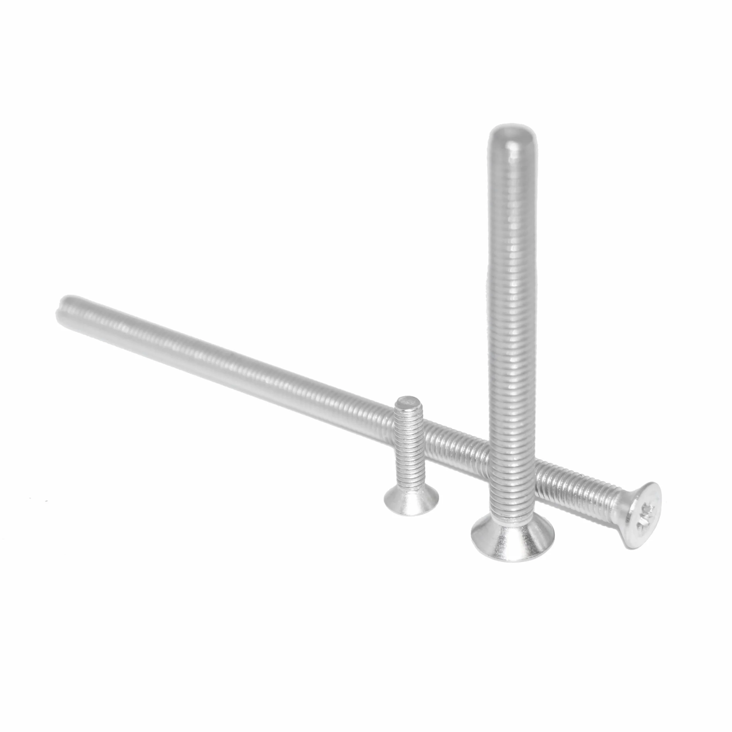 Viti a testa svasata M2X3 in acciaio inox A2/V2A DIN 965 ISO 7046 Pozi 15 pezzi