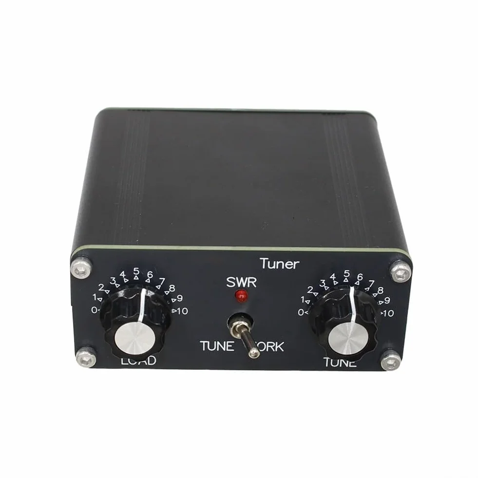 QRP - Sintonizzatore per antenna manuale da 328 MHz con potenza nominale di 5 W, compatibile con vari alimentatori coassiali per radio HAM