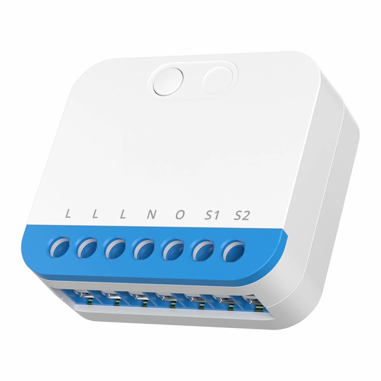 Interruttore Smart Dimmer MINI-ZBDIM con misurazione dell'energia in tempo reale, protezione da surriscaldamento, telecomando per Alexa e Google Assistant, 220-240 V, 400 W, bianco