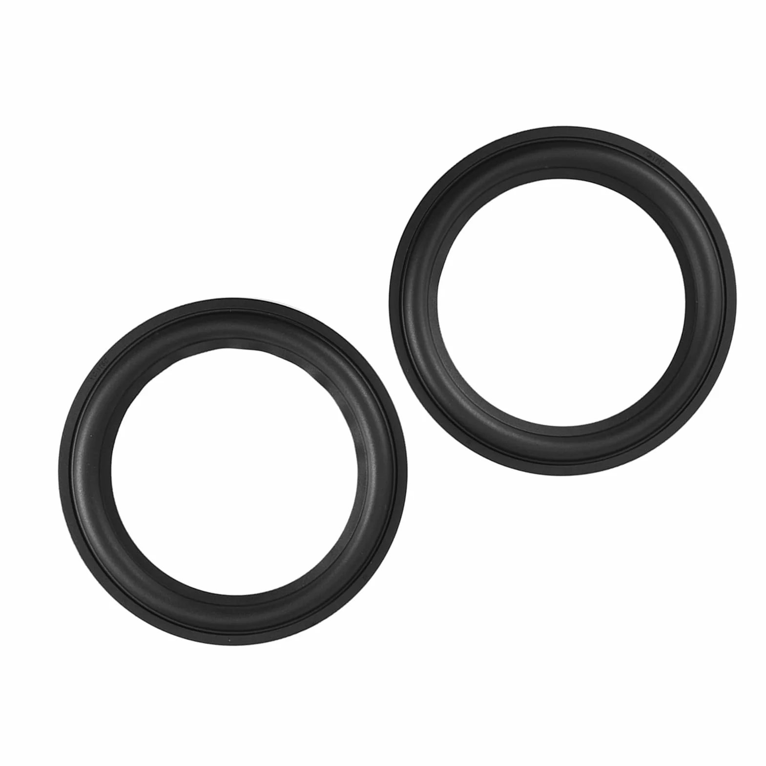 Parti di Riparazione del Bordo in Gomma per Altoparlante e Bordo 'altoparlante Surround antietà per Altoparlanti, 2 Pezzi di Riparazione del Bordo del Woofer da 8 Pollici