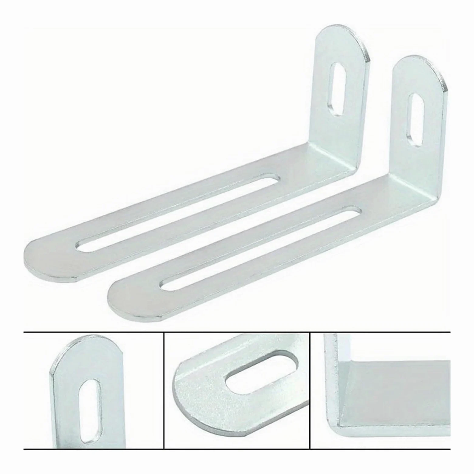 Staffe angolari regolabili in acciaio inossidabile | Hardware for giunti multiuso da 10/20 pezzi for il montaggio di scaffali e tutti i mobili(Black--20pcs)