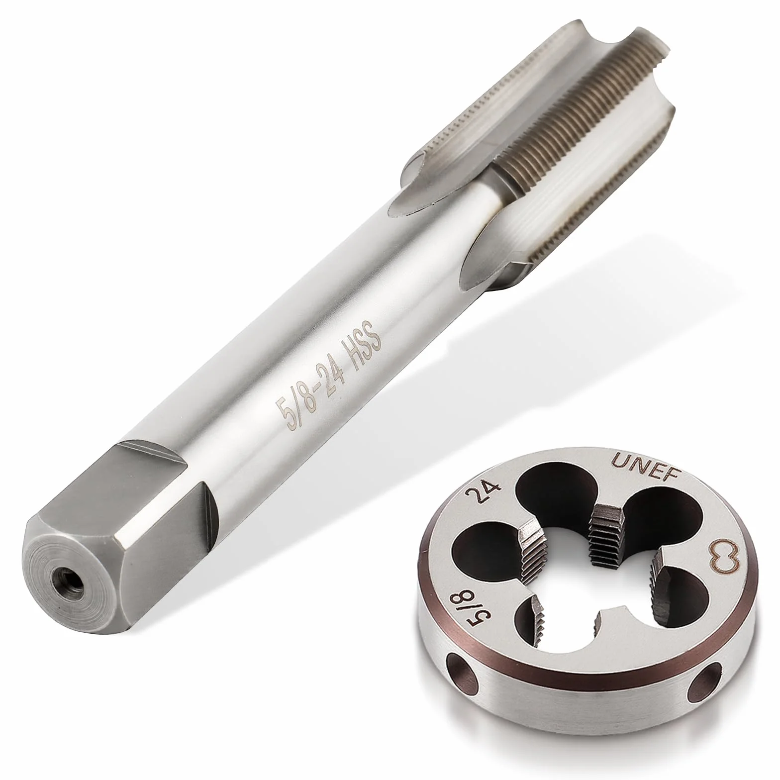 AUTOKAY HSS 5/8"-24 UNEF Tap e Die Set (5/8x24) RH