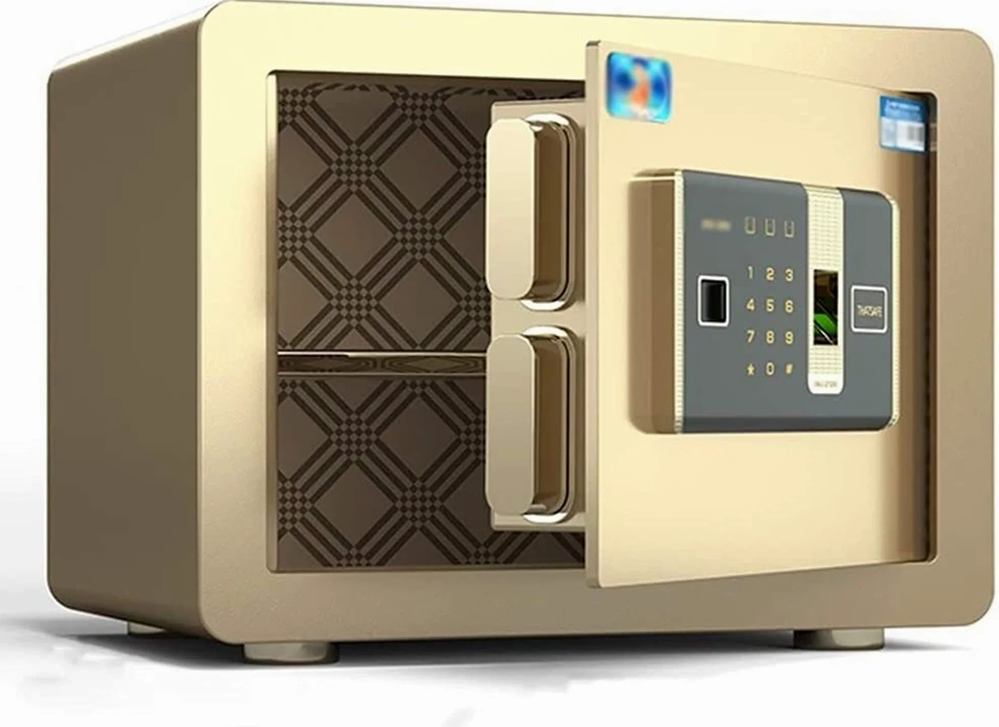 Cassaforte e Durevole ignifuga Impermeabile per casseforti elettroniche digitali per la casa con Password Media per Impronte digitali Smart Office Cassaforte antifurto Tutta in Acciaio