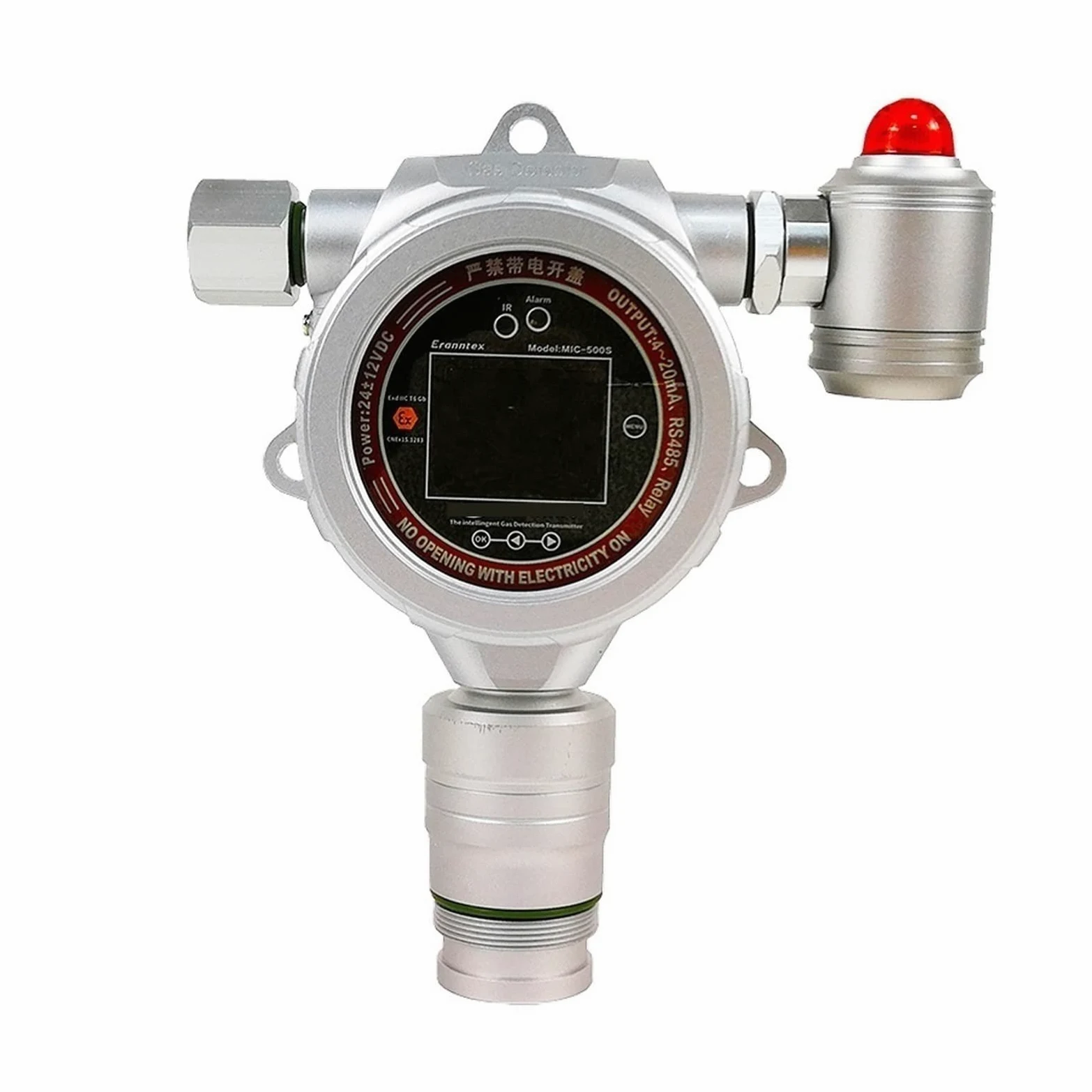 Misuratori della qualità dell'aria, Rilevatore di gas ozono portatile, 0-10 ppm, 0-100 ppm, misuratore portatile for tester O3 con display LCD digitale, include allarmi acustici e visivi(0-10ppm)