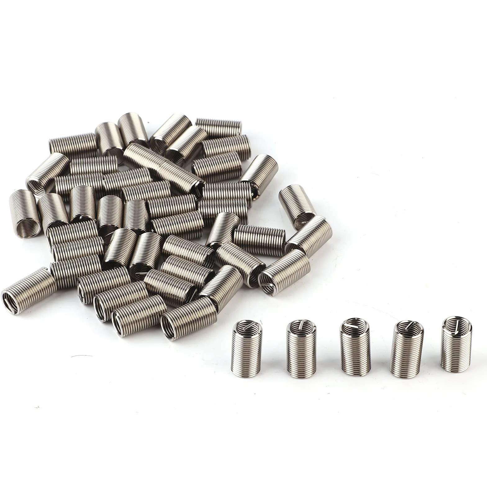 Inserti per Filettatura M10X1.25 Elicoil 50 Pezzi Acciaio Inossidabile