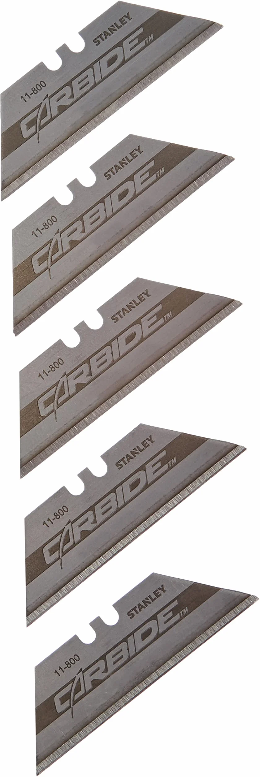 STANLEY 0-11-800 Lama a Trapezio al Carburo di Tungsteno, Set 5pz