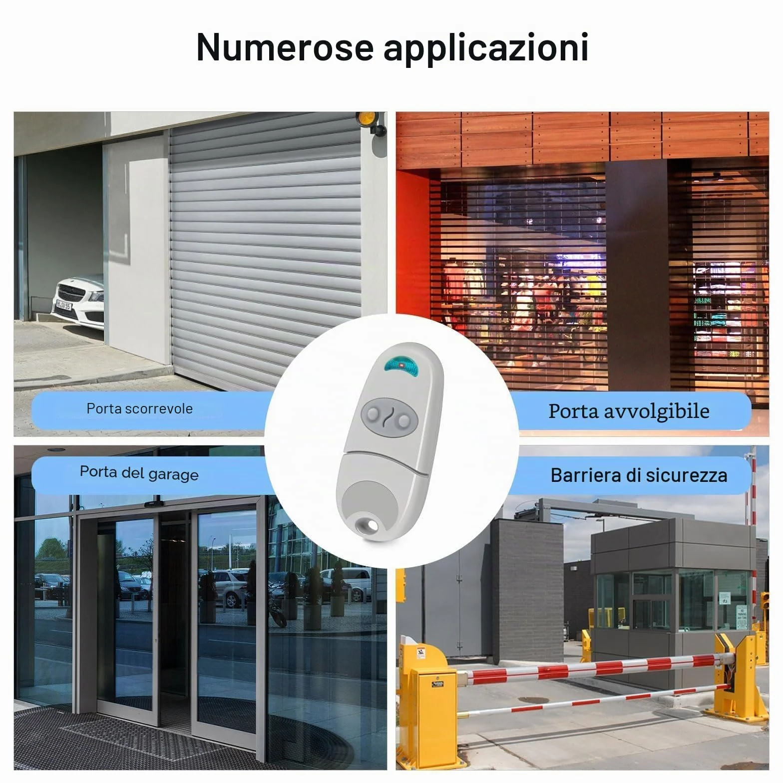 Telecomando Cancello 433,92 MHz 2 Canali Compatibile C@me EV NA EE 3 Pezzi
