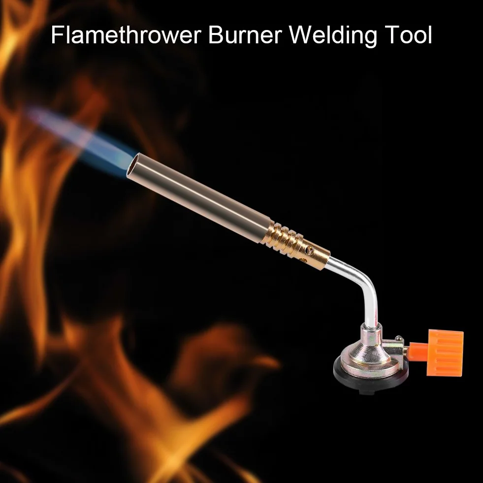 MAGT Lanciafiamme a Gas Bruciatore a Butano, Acciaio Inossidabile Rame ABS, do BBQ Campeggio