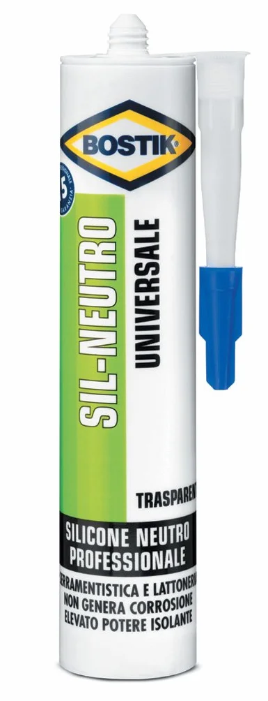 BOSTIK SILICONE NEUTRO TRASPARENTE ML. 300 12 PZ