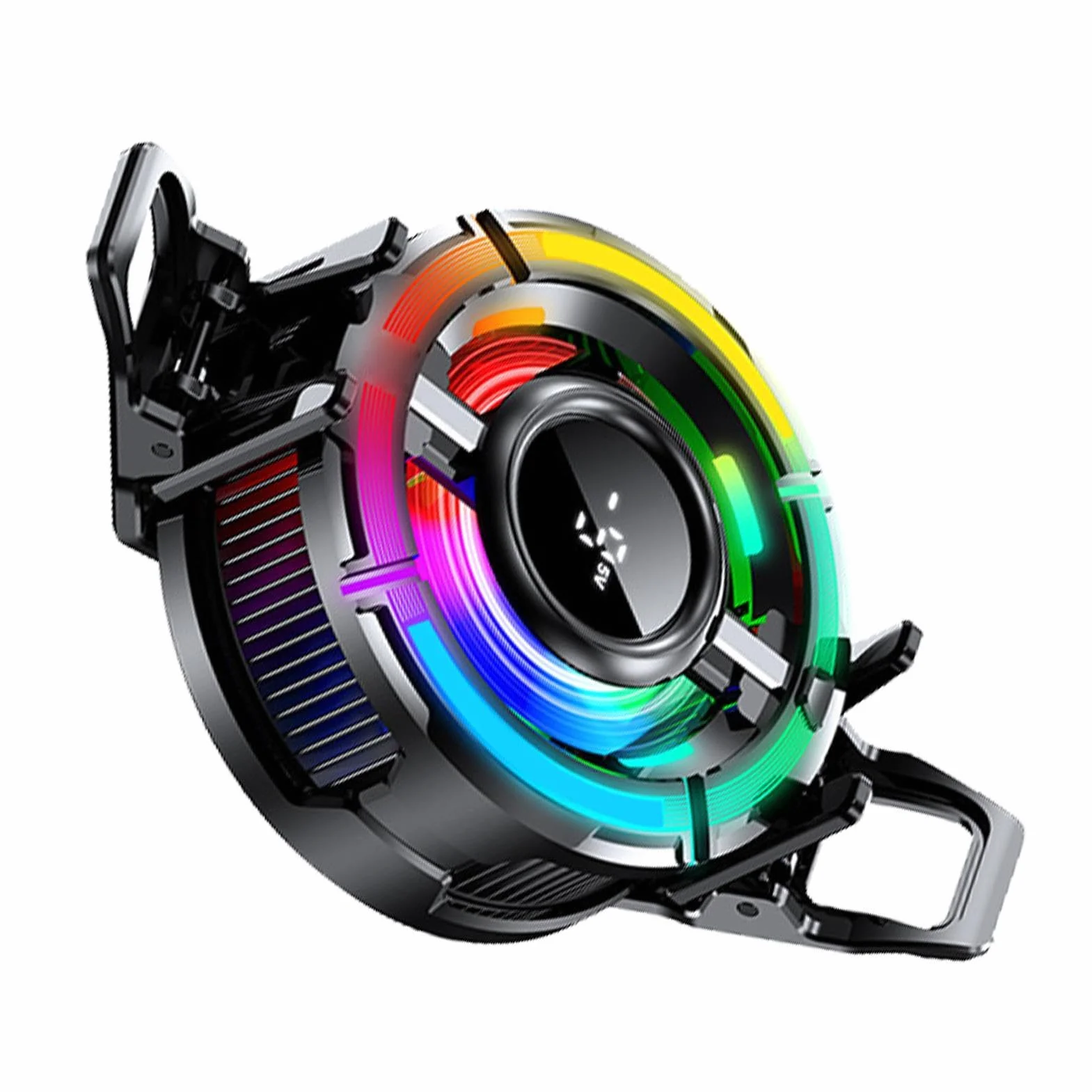 MEMO CX15 - Dispositivo di raffreddamento magnetico per telefono con clip posteriore di ricarica wireless | Radiatore AI da 61,5 x 111 x 36 mm per streaming live | Ventola di raffreddamento rapida per
