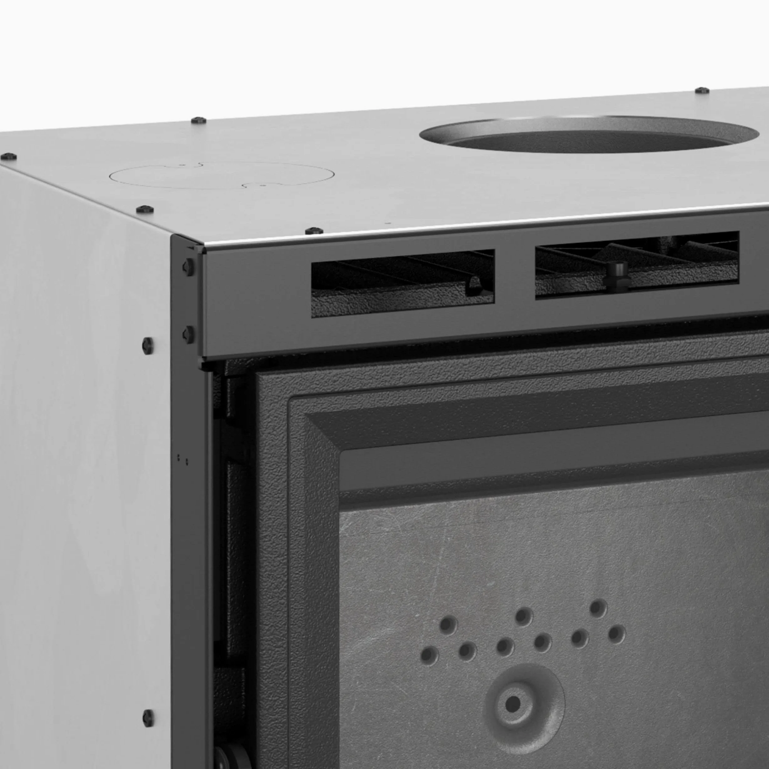 Caminetto incasso Nordica Inserto Legna 70L Vent/Can 9kw 6016744